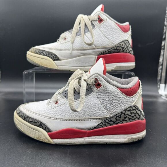 Jordan Other - Jordan 3 Retro Fire Red Size 3Y (2022) DM0966-160 Preowned w/o Box *READ*